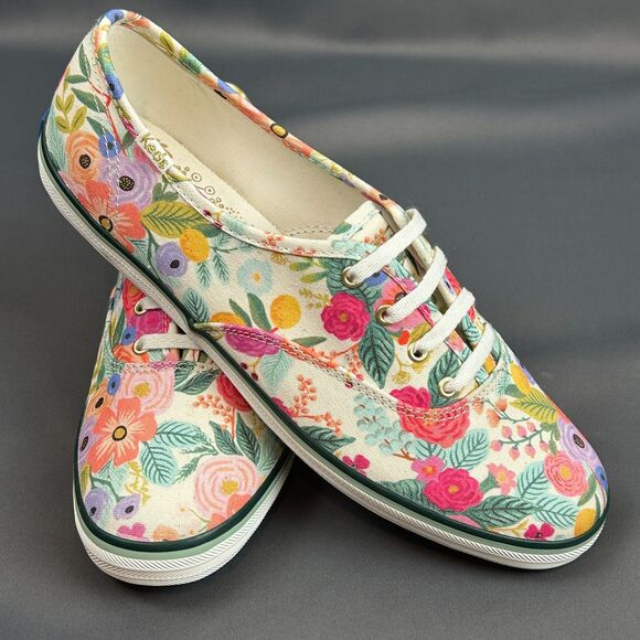Keds Shoes - Keds Rifle Paper Company Floral Classic Lace Up Sneakers Shoes 8.5 NEW